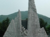 Denkmal nahe des Chungju Staudamms